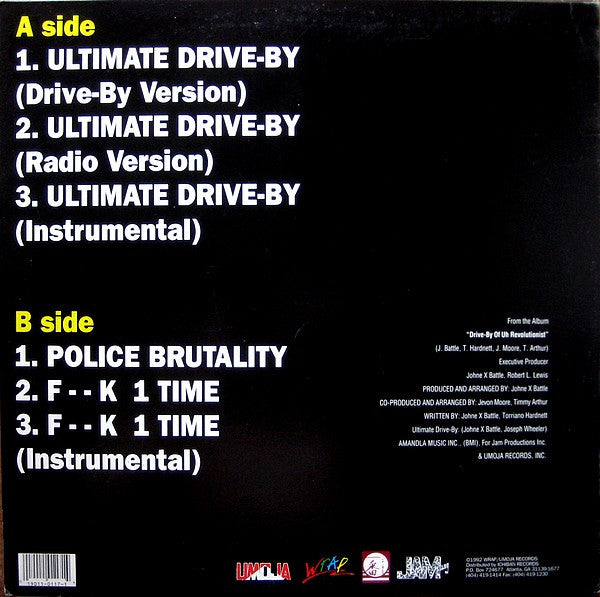 Success - N - Effect : Ultimate Drive-By (12", Promo)