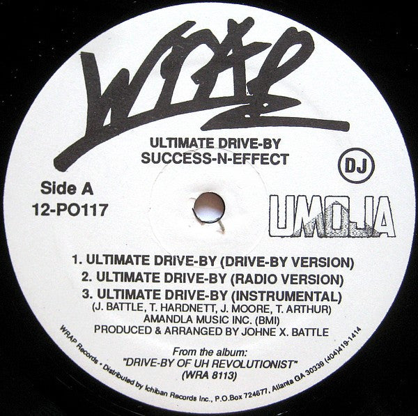 Success - N - Effect : Ultimate Drive-By (12", Promo)