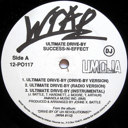 Success - N - Effect : Ultimate Drive-By (12", Promo)