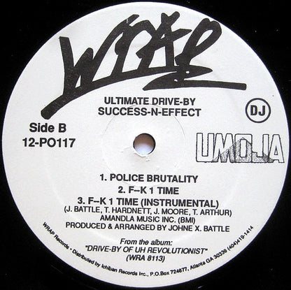 Success - N - Effect : Ultimate Drive-By (12", Promo)
