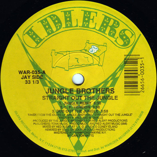 Jungle Brothers : Straight Out The Jungle (12", SRC)