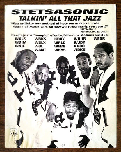 Stetsasonic : Talkin' All That Jazz (12", Promo)