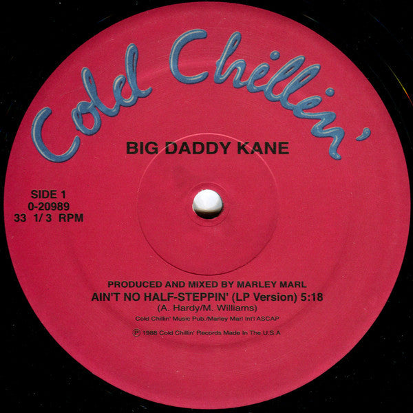 Big Daddy Kane : Ain't No Half-Steppin' (12", RE, Unofficial)