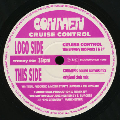Conmen : Cruise Control (12")