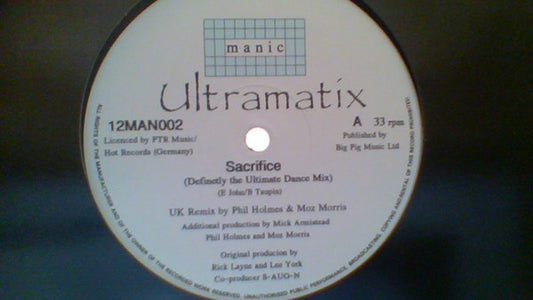 Ultramatix : Sacrifice (12")