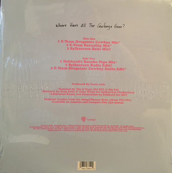 Paula Cole : Where Have All The Cowboys Gone? (12")