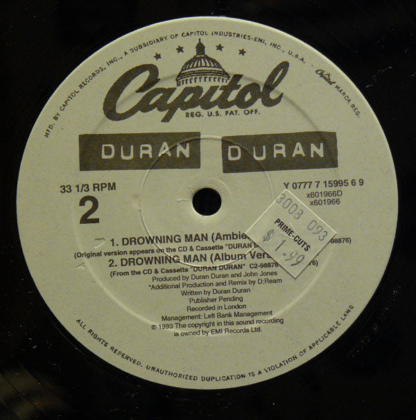 Duran Duran : Drowning Man (12", Single)