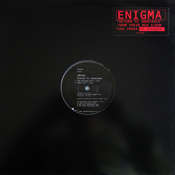 Enigma : Return To Innocence (12")