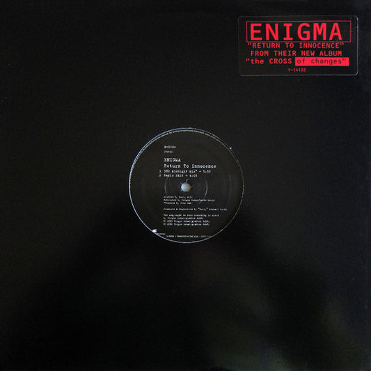 Enigma : Return To Innocence (12")