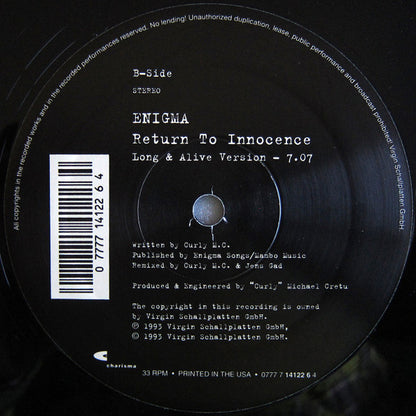 Enigma : Return To Innocence (12")
