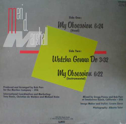 Meri D. Marshall : My Obsession (12")
