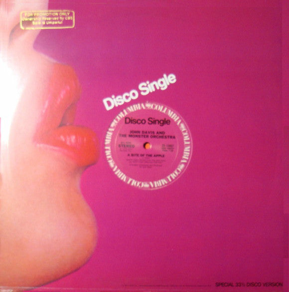 John Davis And The Monster Orchestra* : Ain't That Enough For You / A Bite Of The Apple (12", Single)