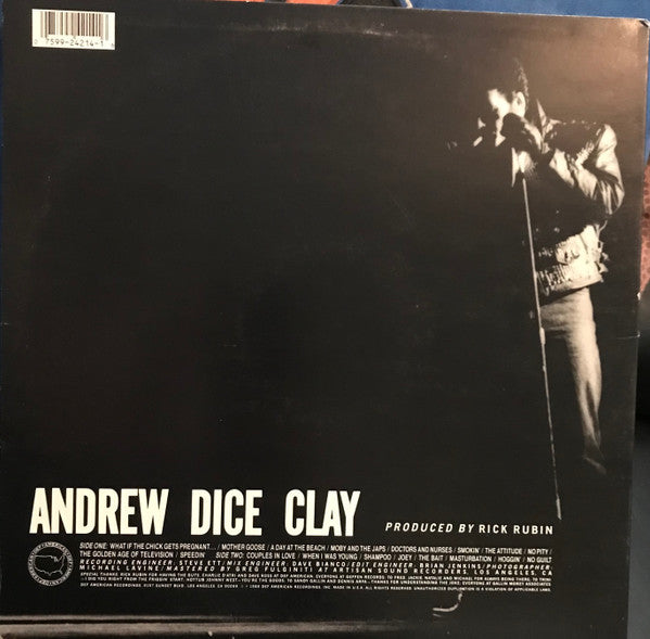 Andrew "Dice" Clay : Dice (LP, Album)