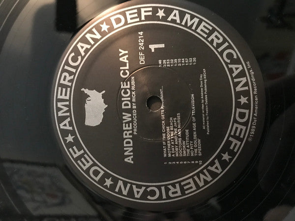 Andrew "Dice" Clay : Dice (LP, Album)