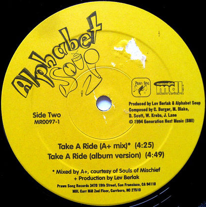 Alphabet Soup (2) : Take A Ride (12")