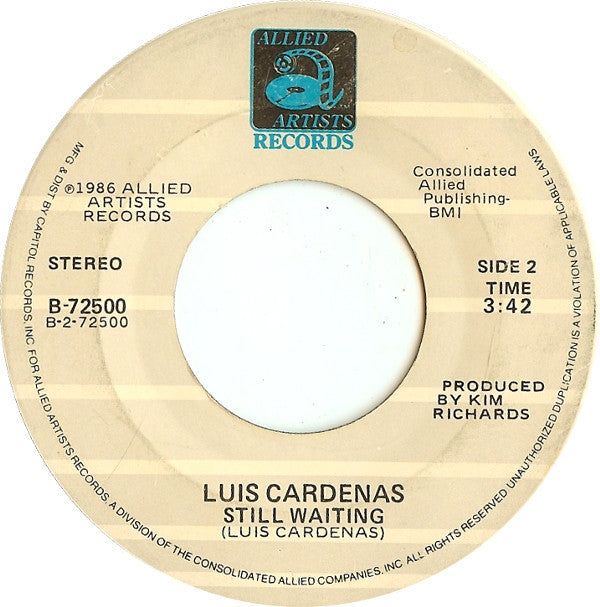 Luis Cardenas : Runaway / Still Waiting (7", Single)