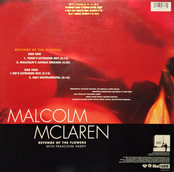 Malcolm McLaren With Françoise Hardy : Revenge Of The Flowers (12")