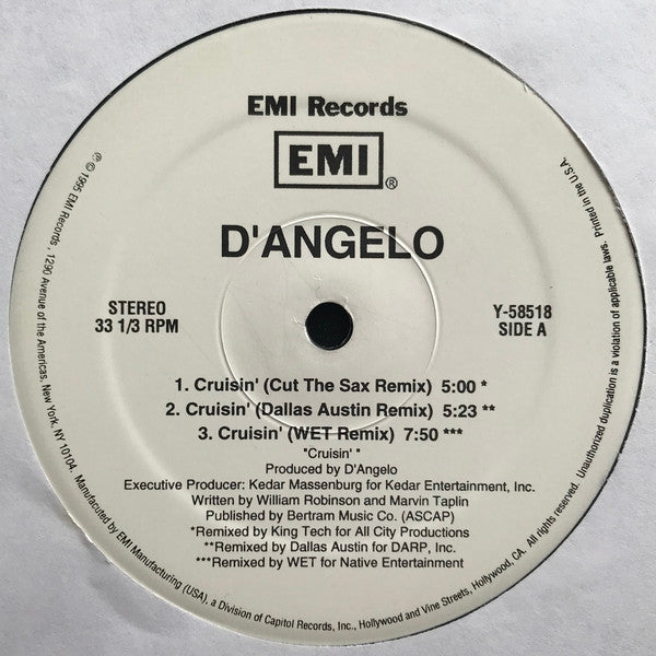 D'Angelo : Cruisin' (12")