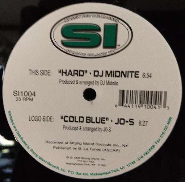 DJ Midnite / Jo-S : Hard / Cold Blue (12")