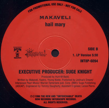 Makaveli : To Live & Die In L.A. (12", Promo)