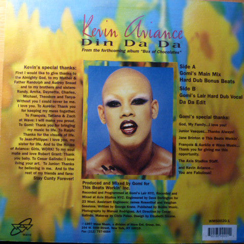 Kevin Aviance : Din Da Da (12")