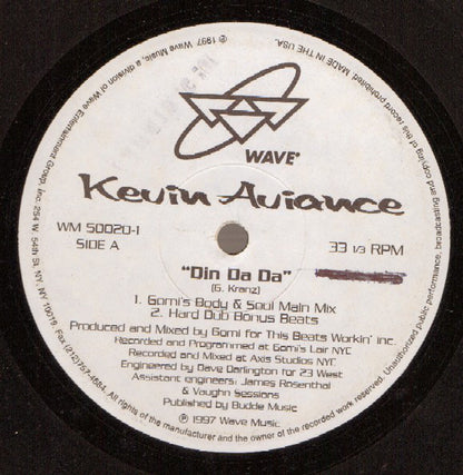 Kevin Aviance : Din Da Da (12")
