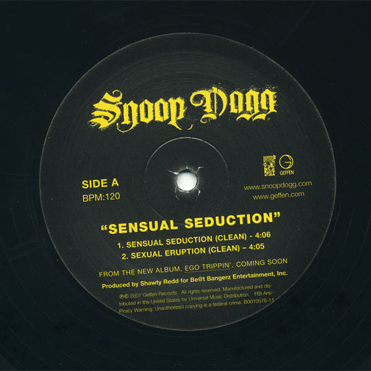 Snoop Dogg : Sensual Seduction (12")