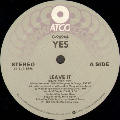 Yes : Leave It (12", SRC)