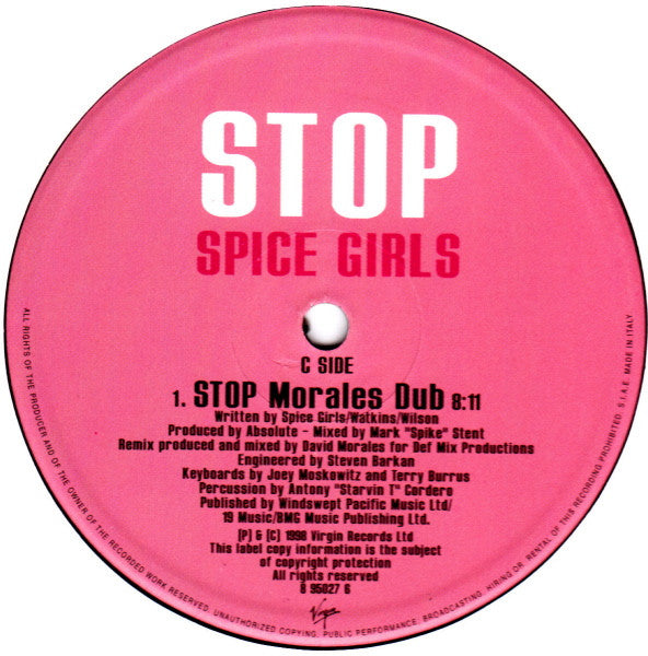 Spice Girls : Stop (2x12", Single)