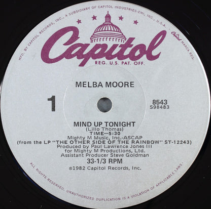 Melba Moore : Mind Up Tonight (12")