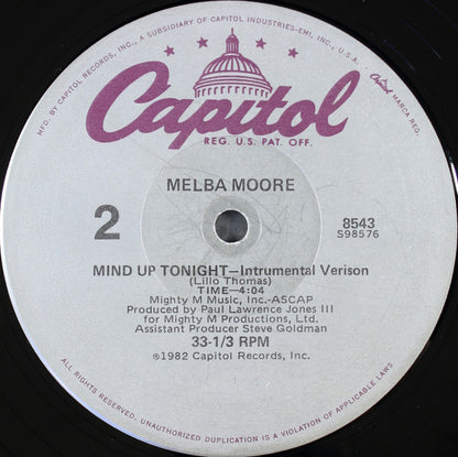 Melba Moore : Mind Up Tonight (12")