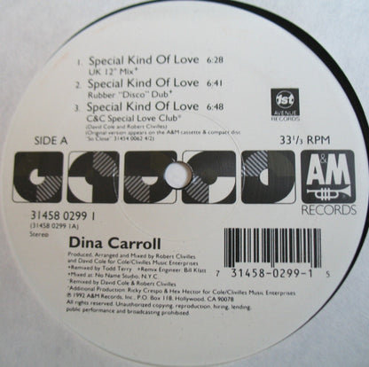 Dina Carroll : Special Kind Of Love (12")