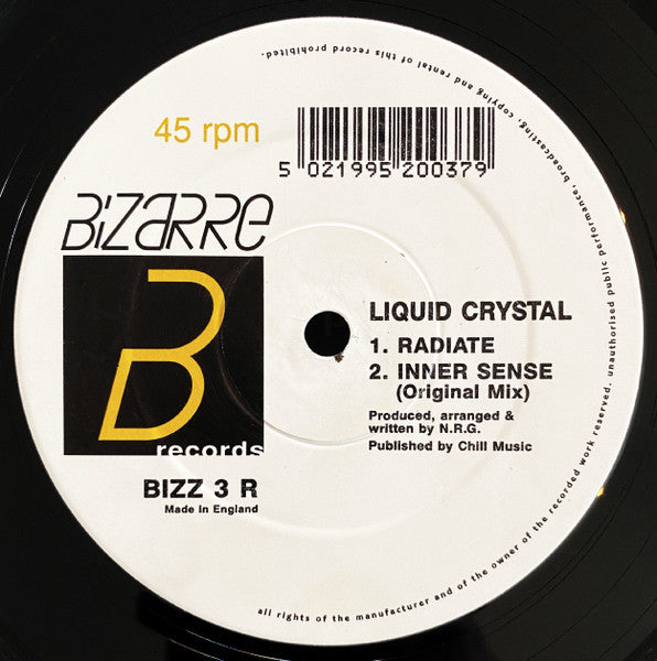 Liquid Crystal : Three Track E.P. (12", EP)