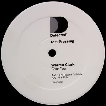 Warren Clark* : Over You (12", TP)