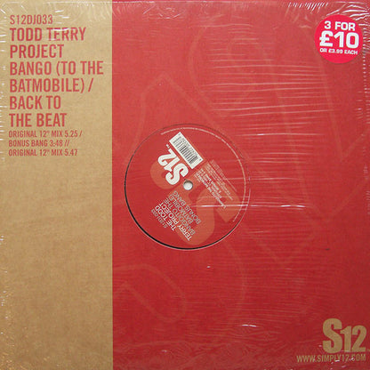 The Todd Terry Project : Bango (To The Batmobile) / Back To The Beat (12", RE)