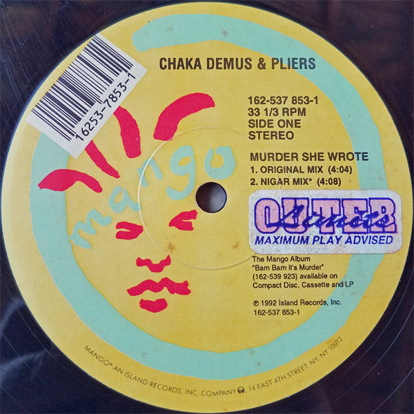 Chaka Demus & Pliers : Murder She Wrote (12",  )