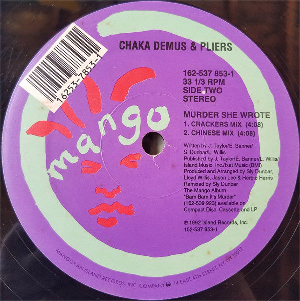 Chaka Demus & Pliers : Murder She Wrote (12",  )