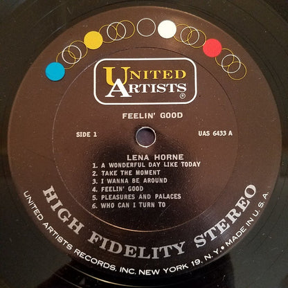 Lena Horne : Feelin' Good (LP, Album)