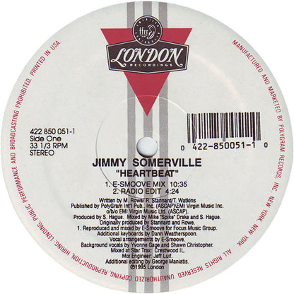 Jimmy Somerville : Heartbeat (12")