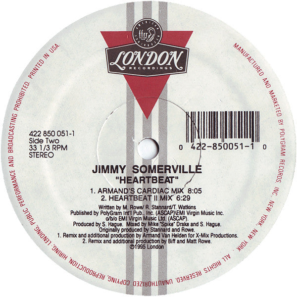 Jimmy Somerville : Heartbeat (12")