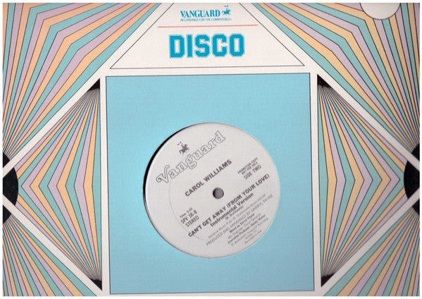 Carol Williams : Can't Get Away (From Your Love) (12", Promo)