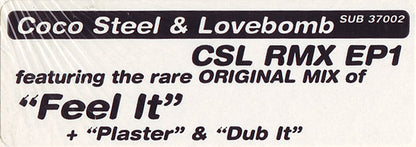 Coco Steel & Lovebomb : CSL RMX EP1 (12", EP)