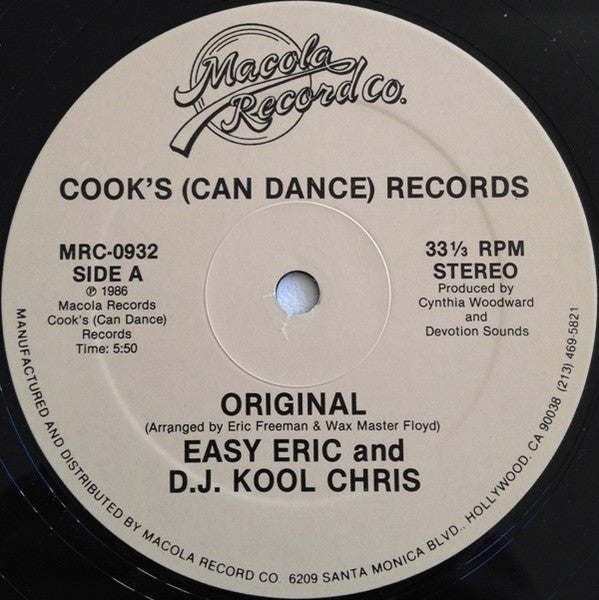 Easy Eric (2) & D.J. Kool Chris* : Original (12")