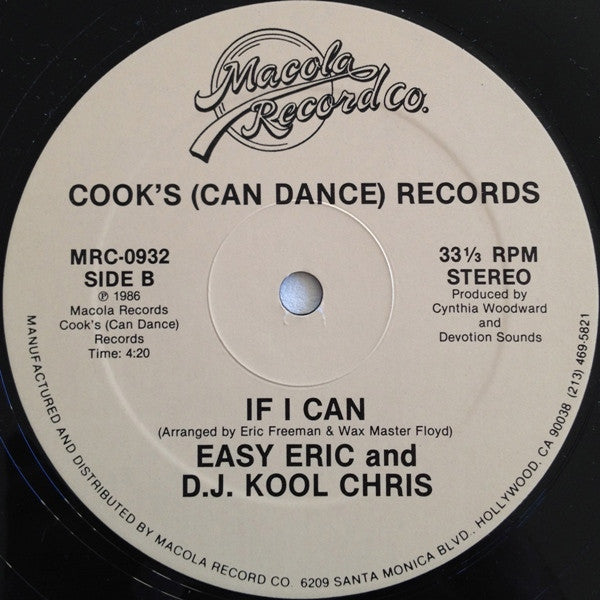 Easy Eric (2) & D.J. Kool Chris* : Original (12")
