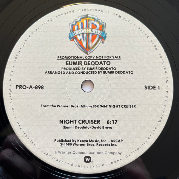 Eumir Deodato : Night Cruiser (12", Promo)