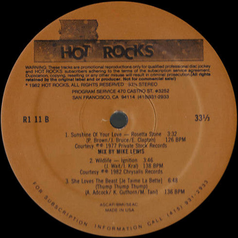 Various : Series 1, Issue 1 (12", Promo)