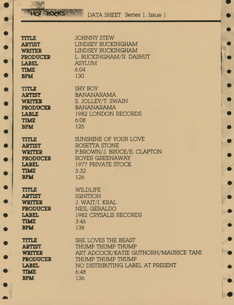 Various : Series 1, Issue 1 (12", Promo)