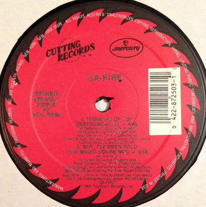 Sa-Fire* : Thinking Of You (12", Single)