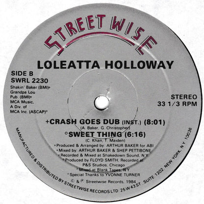 Loleatta Holloway : Crash Goes Love (12", Single)