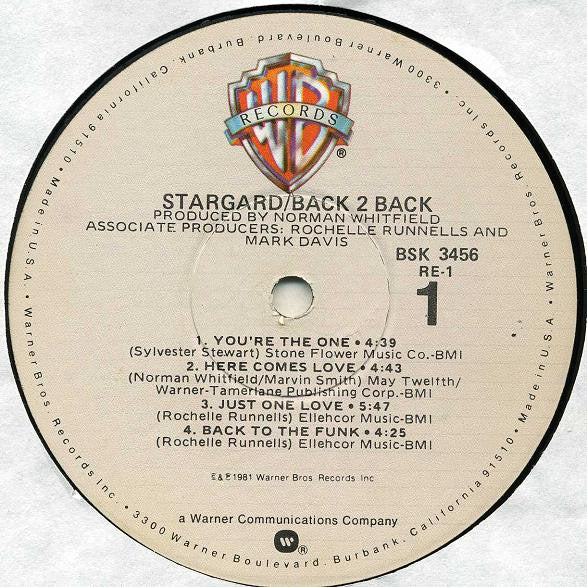 Stargard : Back 2 Back (LP, Album, Win)